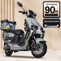 Scooter électrique urbain de haute qualité 1000W, 72V20AH, moto électrique pour adulte, 2 places pour livreur