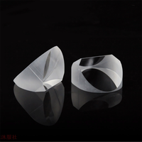 Optical Glass Dispersion Total Station Reflection Corner Cube Reflector Prism 64mm Laser Rangefinder
