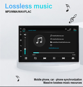 Chất Lượng Cao Đôi Din 7 Inch 1 + 16 Gam Màn Hình Cảm Ứng Xe Navigator Hệ Thống Đa Phương Tiện Best Music Player Android Car Video MTK8227 - Product Image 3