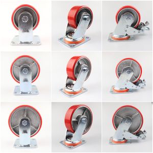 <span class=keywords><strong>CMCL</strong></span> 4 6 8 IN Roues à noyau en fonte de polyuréthane Roue de chariot Roulettes de boîte à outils de 5 pouces - Product Image 3