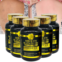 Booster l'immunité lisse raffermissant Capsule pour la peau efficace contre l'acné Anti-rides 20000Gs Capsules blanchissantes au glutathion