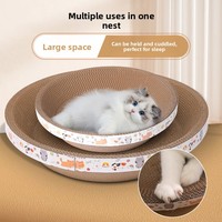 Grattoir à ongles pour chat en carton ondulé solide, moderne, durable et écologique, jouet pour chat, vente en gros