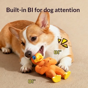 Yavru Köpekler İçin Silikon Gıcırtılı Su Geçirmez Çiğneme Oyuncağı - Stres Giderici ve Can Sıkıntısı Giderici Karikatür Hayvan Desenli - Product Image 4