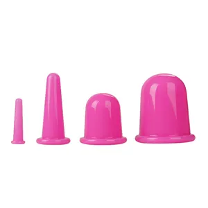 Cupping Therapy Sets Silicone Anti Cellulite Cup Facial Cupping Set For Face