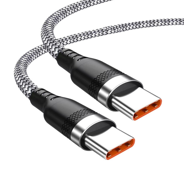 MQ 3M 5M 8M Long USB Cable 6A Fast Charging Braided Data Cable Type C Micro USB IOS Compatible Extension Cable