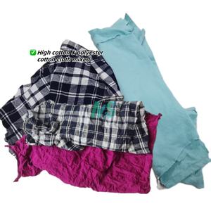 Trapos de Limpieza Suaves y Absorbentes, Trapos de Tela Reciclada, Trapos de Algodón Coloridos Reciclados - Product Image 2