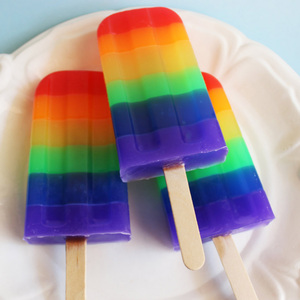 Private Label Natural Organic Whitening Handmade <b>Soap</b> 7 Colorful Ice Cream Bath <b>Soaps</b> Travel Size for Kids - Product Image 4