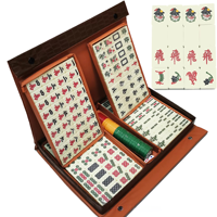 Tuiles de Mahjong en Mélamine de Luxe Moderne de Taille Moyenne, 30MM, Multicolores, Fabriquées à la Main, Écologiques, Hong Kong, Taïwan, Vietnam, Singapour