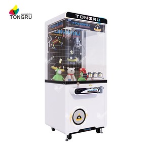 Bán buôn tùy chỉnh Mini <span class=keywords><strong>coin</strong></span>-hoạt động Arcade Claw Crane máy kim loại màu đen búp bê Claw với hóa đơn chấp nhận - Product Image 2