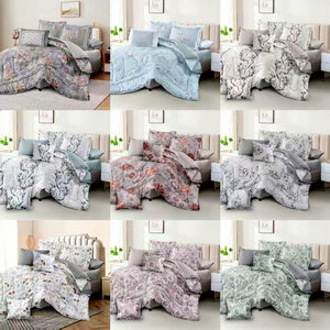 Ensemble <span class=keywords><strong>de</strong></span> <span class=keywords><strong>couette</strong></span> LILIANNA 8 pièces, valeur ultime, toutes saisons, avec sac <span class=keywords><strong>de</strong></span> <span class=keywords><strong>rangement</strong></span>, comprend toutes les pièces indiquées, ensemble <span class=keywords><strong>de</strong></span> lit complet - Product Image 4