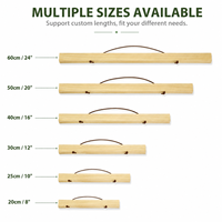 Support magnétique pour affiches en bois massif, design intérieur personnalisable, tailles créatives sur mesure, idéal pour les toiles de grande taille.
