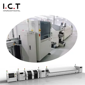 Maquinaria de producción electrónica Smt Línea completamente automática, Línea de producción Smt de pantalla Led, Línea de producción Smt para pantalla Led