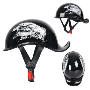 Casque de sécurité ouvert SMR SMRZX306 Retro Light Cruiser American Ducktail - Unisexe, universel, toutes saisons, étanche, design sportif - Product Image 2