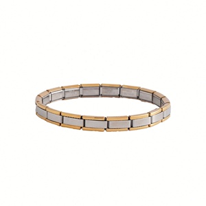 Bracelet en acier inoxydable 7 mm de style italien simple et élégant, fait main, chaîne DIY, design classique, idéal pour un cadeau - Product Image 4