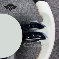 Accessoires d'intérieur de voiture personnalisés pour Mercedes Benz W204 W218 W214 W212 C63 Classe A Classe C Classe E Volant en fibre de carbone