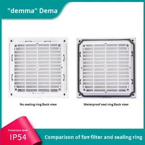 Rejilla de ventilación para gabinetes con filtro de malla, caja de distribución, rejilla antipolvo, ventilador de flujo axial, montaje empotrado FB9899FU98 - Product Image 2