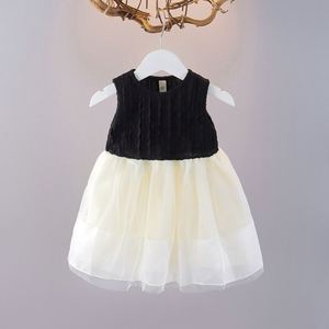 Filles nouveau 2025 mode <span class=keywords><strong>petite</strong></span> fille <span class=keywords><strong>été</strong></span> modèles princesse gilet jupe moelleux gaze licou <span class=keywords><strong>robe</strong></span> sous - Product Image 3