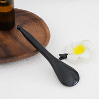 Pierre Gua Sha pour le corps, cuillère de massage en pierre Bian avec emballage, outils de thérapie de raclage facial Guasha pour éliminer l'œdème et affiner le visage