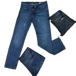 Pantalones vaqueros de marca para hombre, Jeans rectos de diseño moderno, venta al por mayor, novedad de 2023