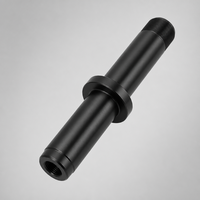 Colonne de direction de moto en alliage d'aluminium 7075 usinée CNC, anodisée noire, pour usinage et tolérances strictes