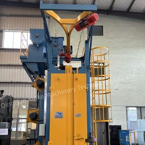 Qingdao Xinke Q37 industriale trasportatore sopraelevato sabbiatura macchina gancio tipo granigliatura motore nucleo acciaio colpo di pulizia - Product Image 6