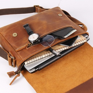 Túi đeo chéo đựng laptop da thật cao cấp CHANGRONG dành cho nam, phong cách thời trang cổ điển - Product Image 3