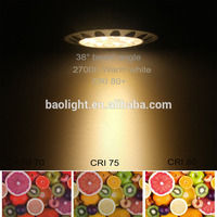 Ampoule LED MR16 Dimmable 5W 7W 2700K Blanc Chaud Culot GU5.3 Bi-pin 38 Degrés 12V pour Éclairage Paysager et Projecteurs