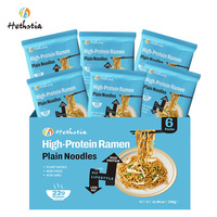 Nouilles instantanées riches en protéines 22g, non frites, faibles en gras, faibles en glucides, à base de plantes, véganes, ramen