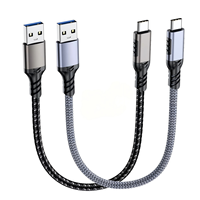 Kabel USB A ke USB C, Transfer Data USB 3.2 10Gbps dan Pengisian Cepat 60W 3A, Kabel Panjang untuk iPhone 15/15 Pro Max, Android Samsung