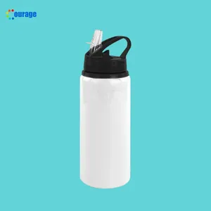 Botellas de agua potable deportivas portátiles sublimación infantil de aluminio respetuosas con <span class=keywords><strong>el</strong></span> medio ambiente logotipo personalizado al por mayor de coraje en blanco para niños - Product Image 6