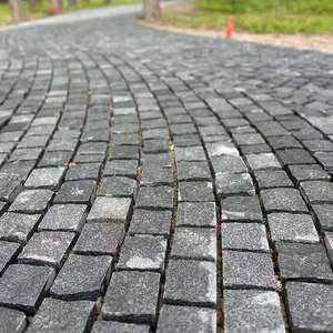 <span class=keywords><strong>Cubo</strong></span> de Granito Gris Oscuro Flameado de Alta Calidad para Pavimentación de Calzadas y Plazas, Moderno y Ecológico para Exteriores - Product Image 5
