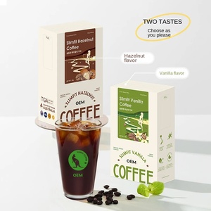 Café noir Arabica aux <span class=keywords><strong>noisettes</strong></span> <span class=keywords><strong>sauvages</strong></span>, poudre de café instantané lyophilisée, OEM personnalisé - Product Image 3