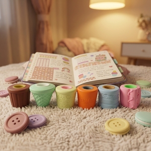 Giocattolo Antistress a Forma di Fast Food, Capsula Mochi Squishy Adesiva, <span class=keywords><strong>Regalo</strong></span> <span class=keywords><strong>per</strong></span> Bambini - Product Image 1