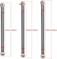 Catégorie Produit 8 pièces alliage tige supérieure et inférieure tringlerie pour 1/10 RC Axial SCX10 313mm empattement raccords de tuyauterie