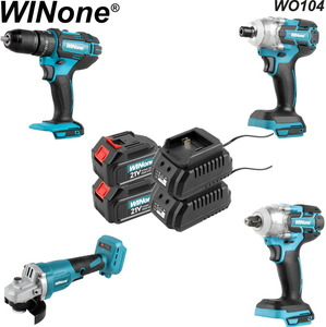 Professional 20V 18v 21v 2.0A 4.0A 5000mA 6.0A DCK684D2 DCD791 Compact <b>Drill</b> 10-tools <b>Cordless</b> Brushless Kit - Product Image 3