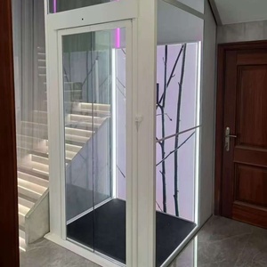 ลิฟต์กระจกสำหรับบ้าน/ลิฟต์บ้านขนาดเล็ก/ลิฟต์บ้านสำหรับคนเดียว - Product Image 4