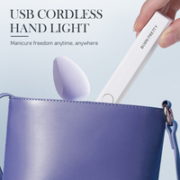 BORN PRETTY-Mini lampe à ongles portable sans fil, rechargeable, avec logo personnalisé