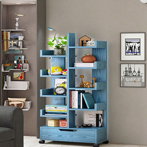 رف كتب خشبي عصري رائج للبيع لغرفة المعيشة، متعدد الطبقات على شكل شجرة - Product Image 5