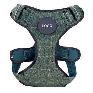 2023カスタムドッグハーネス新しいデザインツイードコンバットハーネストレーニング犬用耐久性のあるナイロン製爬虫類 - Product Image 6