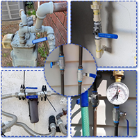 Robinet à bille antivol en laiton, verrouillable magnétiquement, en deux parties, certifié CE, conforme ASME, haute pureté, sans plomb, PN16 -20°C~120°C, Zéro