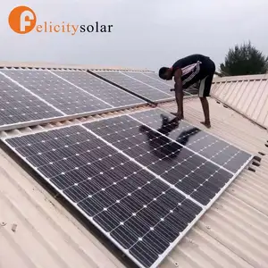 उच्च दक्षता सौर सेल पैनल 400 वाट चीन में किए गए 350 वाट 450W प्लेट paneles solares