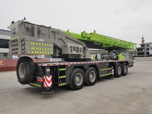 Grue mobile sur camion Zoomlion 80 tonnes ZTC800 d'occasion, pompe hydraulique d'origine, levage stable pour la construction - Product Image 2