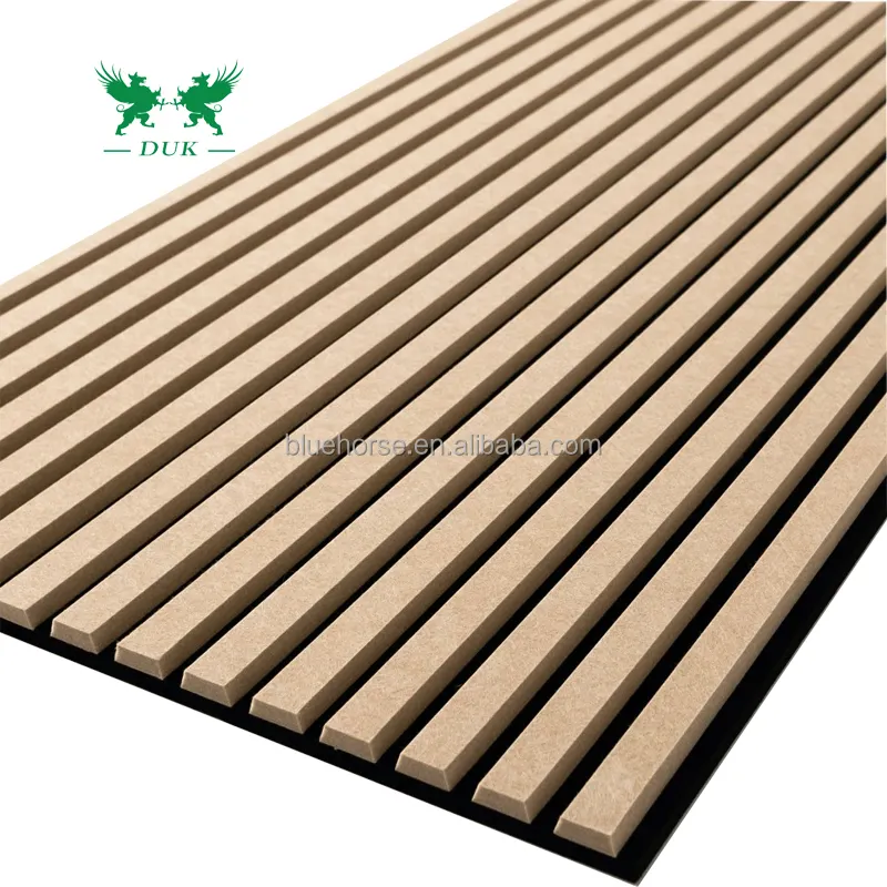 Acoustic Wall & Ceiling Panels Natural Oak Wood Slat Acoustic Wall Panelling Solutions