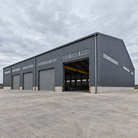 Entrepôt en structure acier sur mesure, bâtiment d'atelier métallique durable, résistant aux intempéries, avec pont roulant, centre logistique industriel
