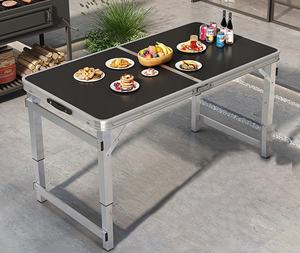 Tavolo pieghevole in lega di alluminio per esterni mercato notturno push portatile tavolo pieghevole semplice piccolo tavolo da pranzo pieghevole - Product Image 6