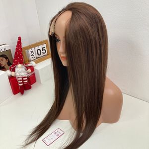 Peluca de Cabello Humano Virgen Vietnamita con Parte en U, Cabello Remy con Cutícula Alineada, Tejidos de Cabello Liso Negro Natural, Súper Oferta, ¡Gran Venta! - Product Image 1