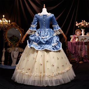 Livraison directe 1 pièce <span class=keywords><strong>Robe</strong></span> de bal de style rococo baroque <span class=keywords><strong>Marie</strong></span>-<span class=keywords><strong>Antoinette</strong></span> du XVIIIe siècle, <span class=keywords><strong>robe</strong></span> victorienne, robes de bal, costume royal pour femmes - Product Image 4