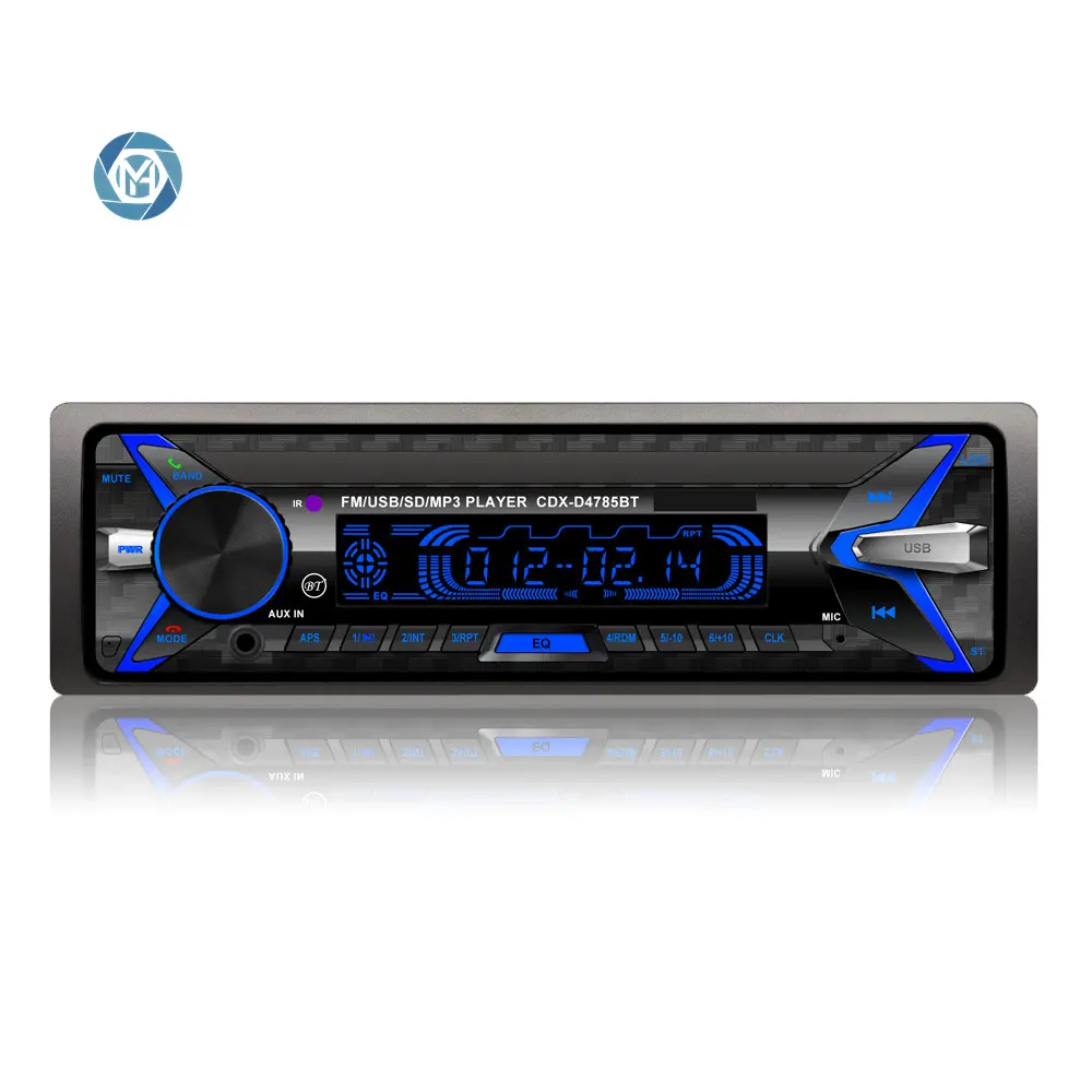 Otomobil radyosu 4.1 "1 Din araba radyo ses Stereo Usb Aux Fm ses çalar radyo istasyonu uzaktan kumanda ile