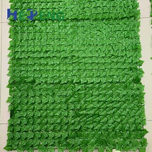 Mur végétal artificiel en buis et érable avec feuillage lumineux en PE et PP, haie <span class=keywords><strong>de</strong></span> fleurs, clôture haute - Product Image 1