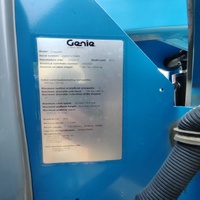 Nacelle articulée Genie, plateforme de travail aérienne électrique autopropulsée, élévateur compact articulé pour travaux en extérieur